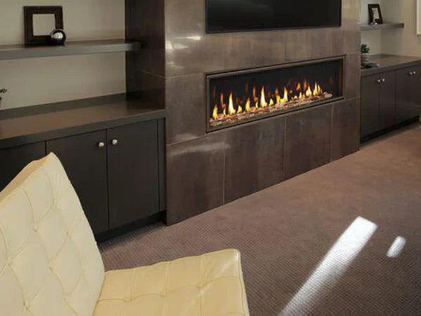 Majestic Echelon See-Through 36" Linear Contemporary Direct Vent Natural Gas Fireplace with IntelliFire Touch Ignition System