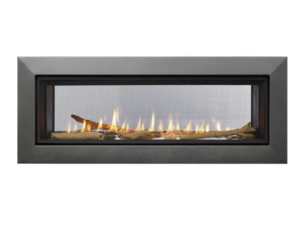 Majestic Echelon See-Through 48" Linear Contemporary Direct Vent Natural Gas Fireplace with IntelliFire Touch Ignition System