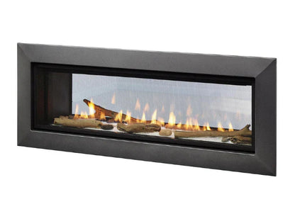 Majestic Echelon See-Through 48" Linear Contemporary Direct Vent Natural Gas Fireplace with IntelliFire Touch Ignition System