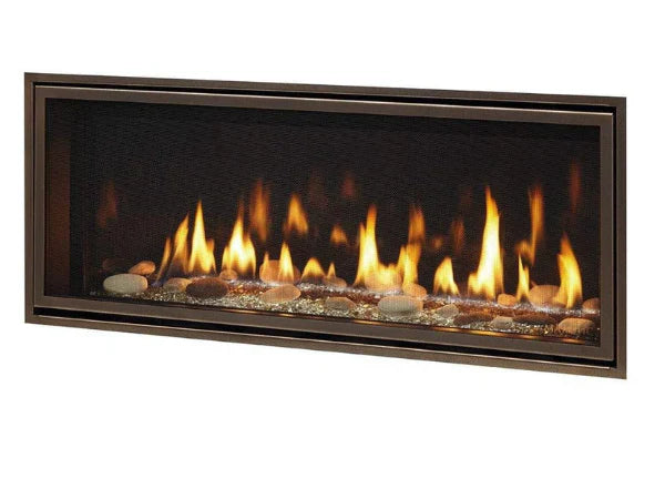 Majestic Echelon See-Through 48" Linear Contemporary Direct Vent Natural Gas Fireplace with IntelliFire Touch Ignition System