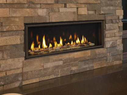 Majestic Echelon See-Through 48" Linear Contemporary Direct Vent Natural Gas Fireplace with IntelliFire Touch Ignition System