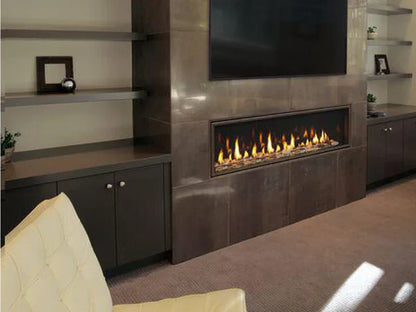 Majestic Echelon See-Through 48" Linear Contemporary Direct Vent Natural Gas Fireplace with IntelliFire Touch Ignition System