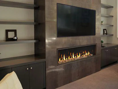 Majestic Echelon See-Through 48" Linear Contemporary Direct Vent Natural Gas Fireplace with IntelliFire Touch Ignition System
