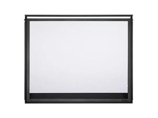 Majestic Ensemble 46" Overlap Front with ClearVue Mesh Gun Metal Trim for Meridian Series 42" Gas Fireplaces