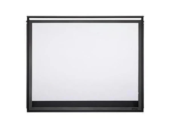 Majestic Ensemble 39" Overlap Front with ClearVue Mesh Gun Metal Trim for Meridian Series 36" Gas Fireplaces