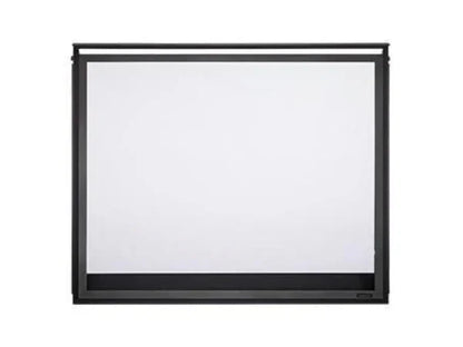 Majestic Ensemble 39" Overlap Front with ClearVue Mesh Gun Metal Trim for Meridian Series 36" Gas Fireplaces