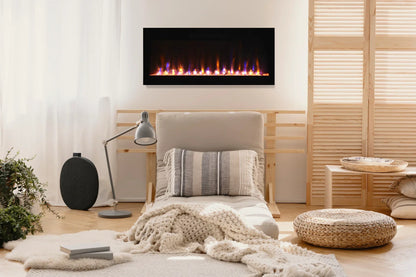 Amantii Fire & Ice Evolution 42" Linear Wall Mounted Electric Fireplace | EVO4220