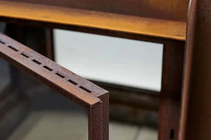 RB73 Fennek 80 4-Sided Glass Outdoor Wood Fireplace