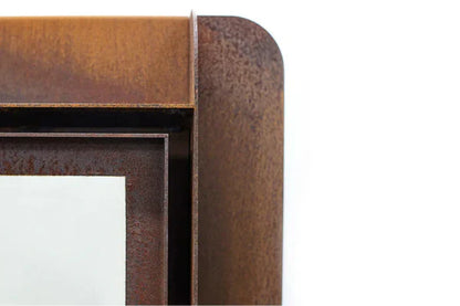 RB73 Fennek 80 4-Sided Glass Outdoor Wood Fireplace