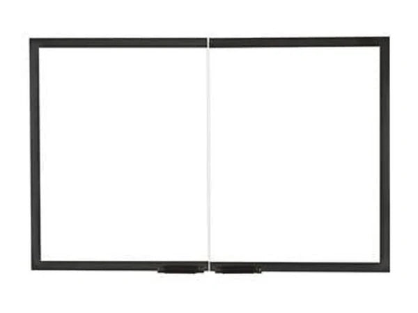 Majestic Heatilator Black Gasketed Glass Door for Accelerator 42" Heat-Circulating Wood Burning Fireplace