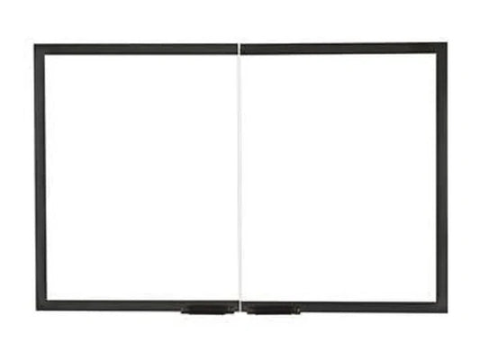 Majestic Heatilator Black Gasketed Glass Door for Accelerator 42" Heat-Circulating Wood Burning Fireplace