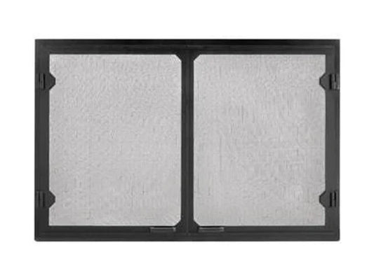 Majestic Grand Vista Cabinet Style Mesh Doors for Sovereign 36" Wood Burning Fireplace