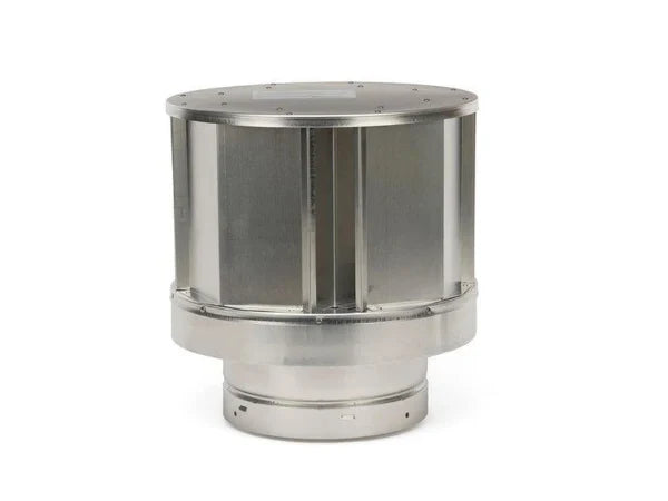 Majestic DVP 12" High Wind Vertical Termination Cap with Storm Collar