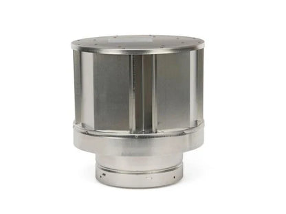 Majestic DVP 12" High Wind Vertical Termination Cap with Storm Collar