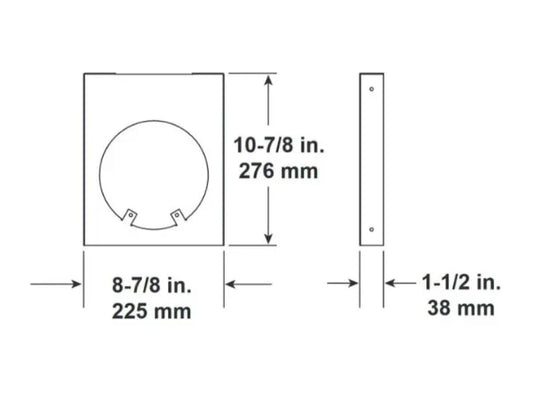 Majestic SLP Horizontal Vent Support Hanger