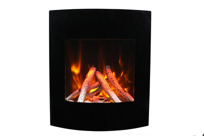 Amantii 24" Wall Mount or Built-In Indoor Outdoor Smart Electric Fireplace | WM-BI-2428-VLR-BG