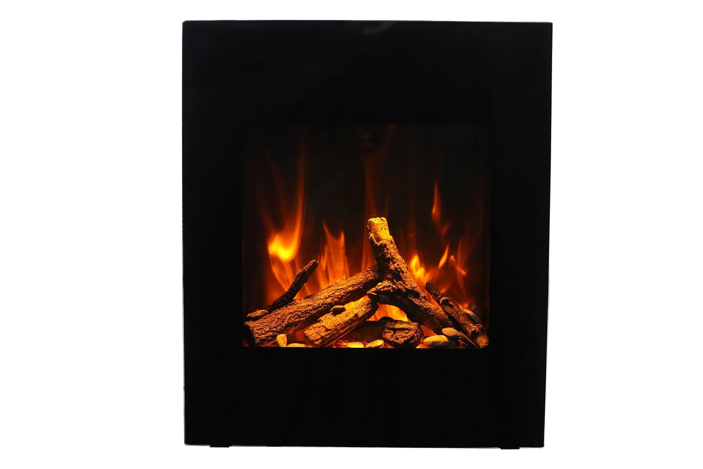Amantii 24" Wall Mount or Built-In Indoor Outdoor Smart Electric Fireplace | WM-BI-2428-VLR-BG