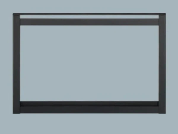 Majestic Black Inside Fit Screen Front for Jasper, Ruby and Trilliant 35" Gas Fireplace Inserts