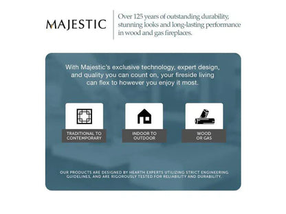Majestic JADE42IN-B Jade 42" Direct Vent Gas Fireplace