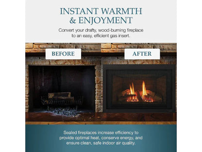 Majestic Jasper 30" Traditional Natural Gas Fireplace Insert with IPI Ignition System