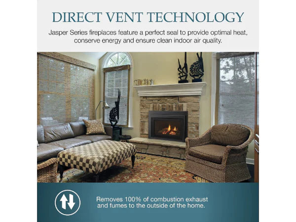 Majestic Jasper 30" Traditional Natural Gas Fireplace Insert with IPI Ignition System