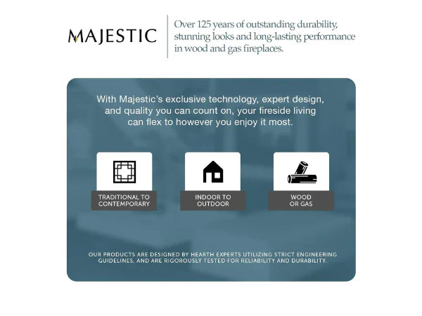 Majestic Jasper 30" Traditional Natural Gas Fireplace Insert with IPI Ignition System