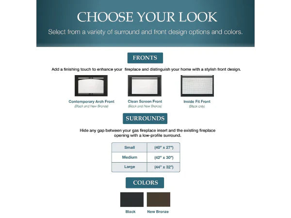 Majestic Jasper 30" Traditional Natural Gas Fireplace Insert with IPI Ignition System