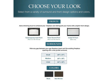 Majestic Jasper 30" Traditional Natural Gas Fireplace Insert with IPI Ignition System