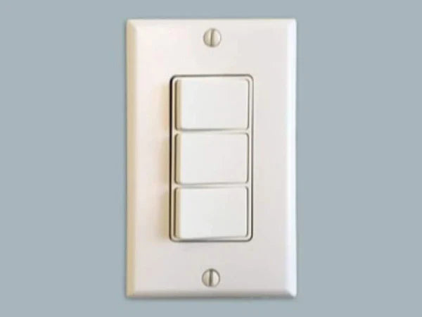Majestic 3 Toggle Wall Switch for Multi-Color Selection