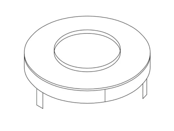 Majestic LINK-ZC-ADPB 15" Round Flashing Adapter Kit