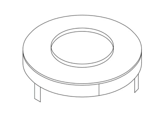 Majestic LINK-ZC-ADPB 15" Round Flashing Adapter Kit
