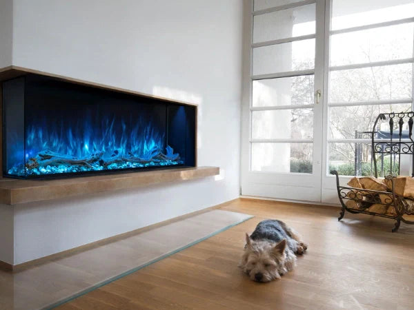 Modern Flames Landscape Pro 120" Multi-Sided Built-in Linear Electric Fireplace