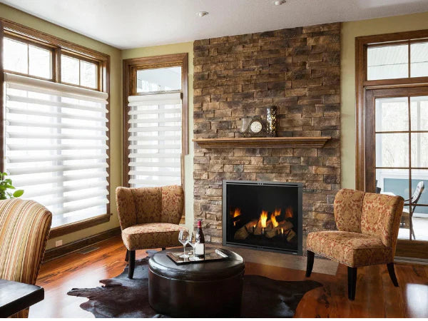 Majestic Marquis II See-Through 42" Traditional Direct Vent Natural Gas Fireplace with IntelliFire Touch Ignition System