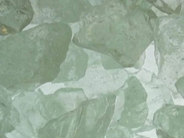 Majestic Crystal Crushed Glass Media for Lanai Outdoor Gas Fireplace