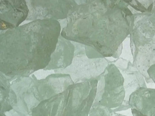 Majestic Crystal Crushed Glass Media for Lanai Outdoor Gas Fireplace