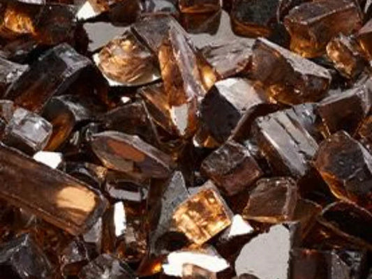 Majestic 5 Lbs. Copper Embers Crushed Glass Media for Meridian Modern Fireplace