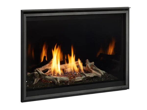 Majestic Meridian Modern 36" Traditional/Contemporary Top Direct Vent Natural Gas Fireplace with IntelliFire Touch ignition System