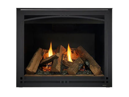 Majestic Meridian 42" Traditional Top/Rear Direct Vent Natural Gas Fireplace with IntelliFire Touch ignition System