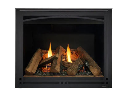 Majestic Meridian Platinum 42" Traditional Top/Rear Direct Vent Propane Gas Fireplace with IntelliFire Touch ignition System