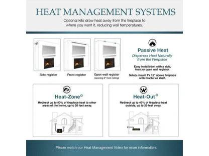Majestic Meridian Platinum 36" Traditional Top/Rear Direct Vent Natural Gas Fireplace with IntelliFire Touch ignition System
