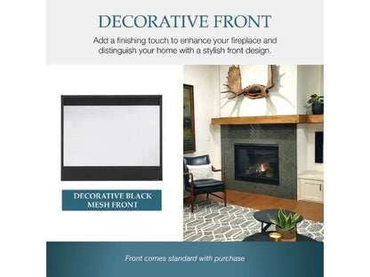 Majestic Mercury 32" Traditional Direct Vent Natural Gas Fireplace with Intellifire Ignition System