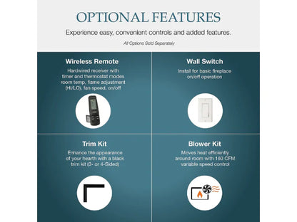 Majestic Mercury 32" Traditional Direct Vent Natural Gas Fireplace with Intellifire Ignition System