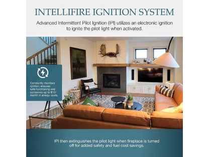 Majestic Mercury 32" Traditional Direct Vent Natural Gas Fireplace with Intellifire Ignition System