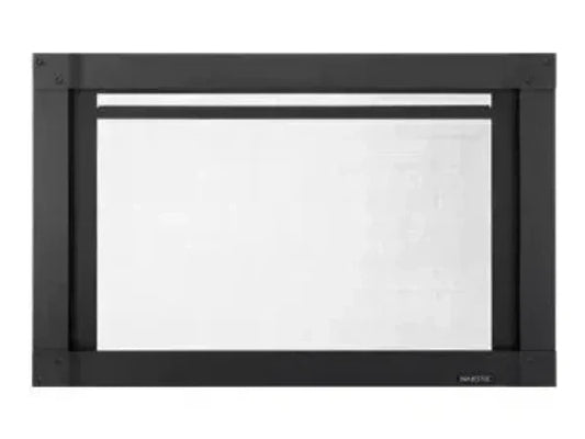 Majestic Mission Black Full View Screen Front for Trilliant 35" Gas Fireplace Insert
