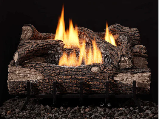 Majestic Monessen Mountain Oak 24" Gas Log Set for Lumonessen Vent Free Burner