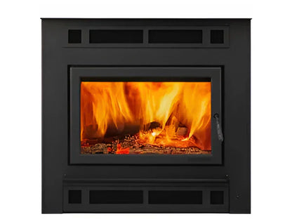 Majestic Mission Classic Black Rectangular Front for Pioneer III Wood Burning Fireplace