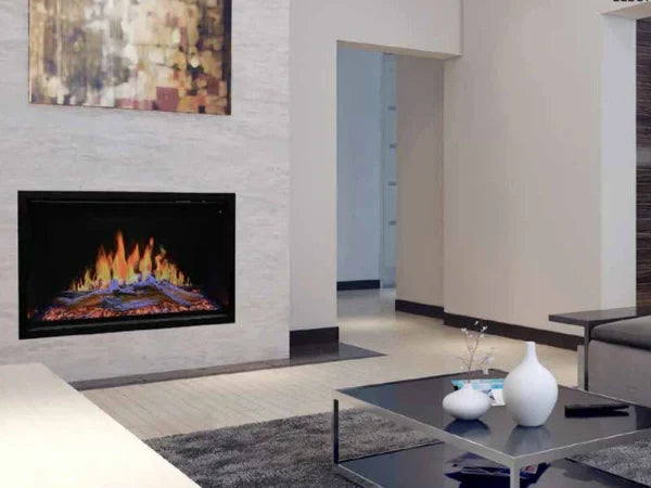 Modern Flames Orion Slim 76" Heliovision Built-in/Wall Mounted Virtual Linear Electric Fireplace