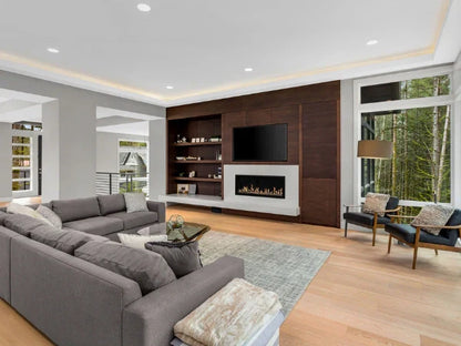 Modern Flames Orion Slim 100" Heliovision Built-in/Wall Mounted Virtual Linear Electric Fireplace