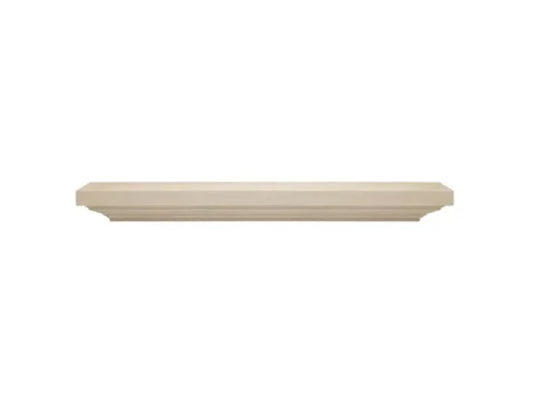 Majestic FMBRAU48 Baxter A 48" Maple Unfinished Mantel Shelf