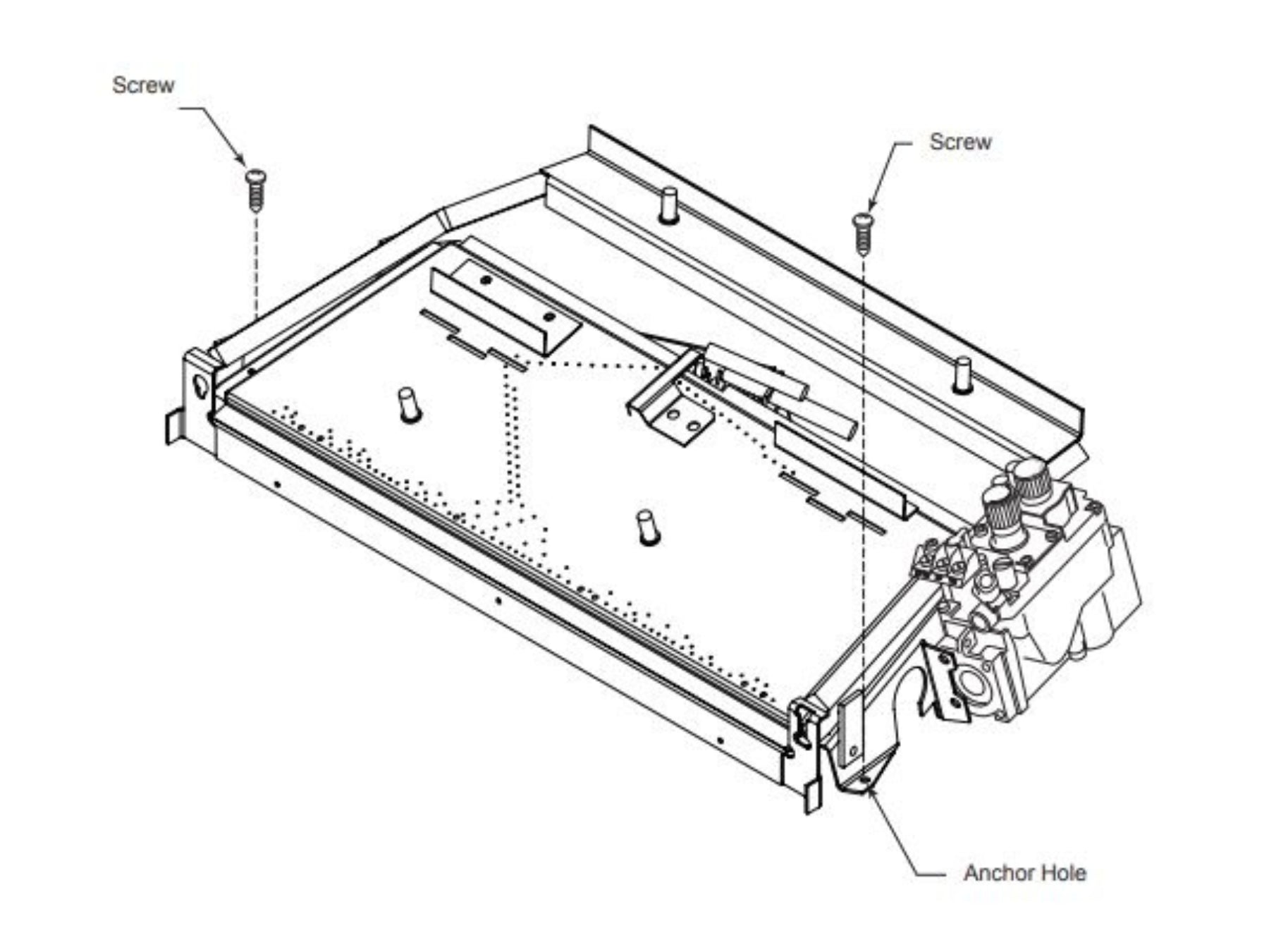Monessen Natural Blaze 18" Liquid Propane IPI Burner IntelliFire Plus Ignition